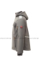 Preview: Wattierte Softshelljacke STREAM PAD in rauchgrau